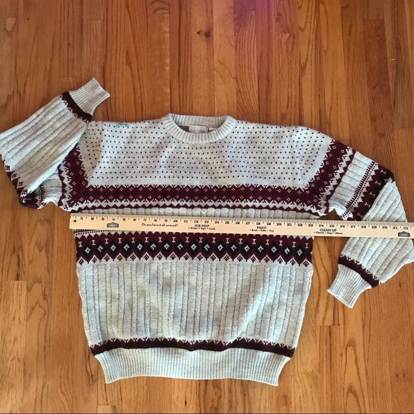 True Vintage Chunky Cable Knit Crew Neck Sweater - Picture 6 of 8